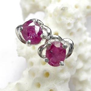 Sell Sterling Silver Natural Ruby Earring, Citrine / Sapphire / Ruby Ring, Earring, Brass Cz Jewelry