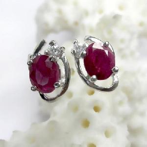 sterling silver ruby earring cz jewelry prehnite amethyst ring pendant