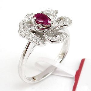 Sell Sterling Silver Natural Ruby Ring, Fashion Jewelry, Prehnite Bracelet, Citrine Pendant, Earring