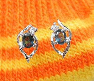 Sell Sterling Silver Natural Sapphire Stud Earring, Citrine Earring, Sapphire / Ruby Ring, Bracelet