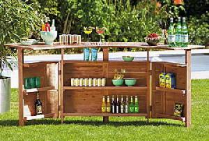 Bar Table Outdoor Extendable Teak Garden Furniture