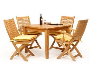 leverton monkey folding dining teka teak garden furniture indonesia