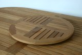 Slat Lazy Susan #2. Teak Outdoor Furniture