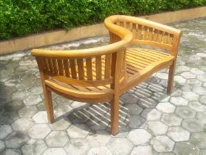 Teak Garden New Banana Peanut Bench Furniture