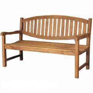 teak huntsman garden bench 2 seater teka outdoor furniture