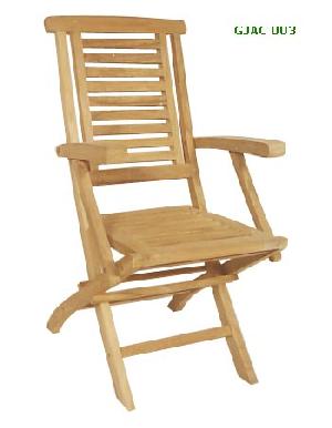 teak savana folding arm chair teka outdoor garden furniture