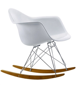 eames rar rocking chair fibergalss