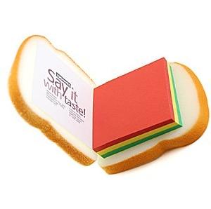 Toast Shape Memo Pad