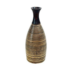 Spun Wood Vase V6 -104-sp7-eb