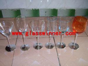 Plated Goblet Glass