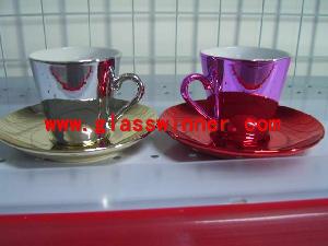 plating ceramic cup plate