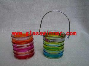 Round Glass With Catcher