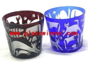 Sandblast Glass Cup