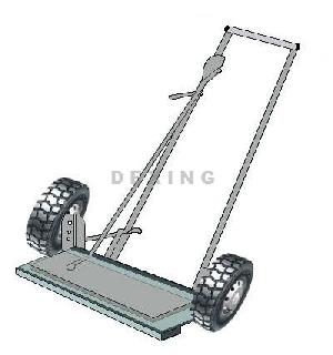 Handheld Magnetic Sweeper, Permanent Magnet Separator