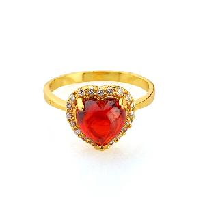 Manufactory For 18k Gold Plating Brass Cubic Zirconia Ring, Gemstone Jewelry, Fashion Cz Jewelry