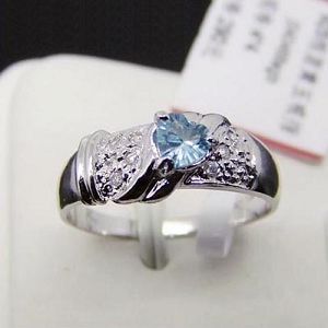 Manufactory For Sterling Silver Natural Blue Topaz Ring, Sapphire Ring, Amethyst Earring