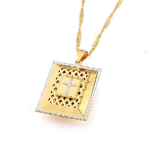 Sell 18k Gold And Rhodium Plating Brass Cubic Zirconia Pendant, Bracelet Fashion Pendant, Ring