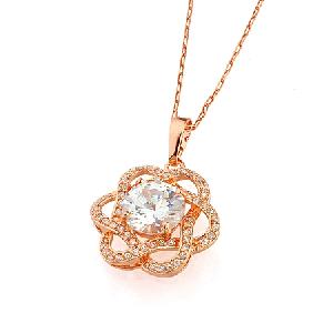 Sell 18k Gold Plating Brass Cubic Zirconia Pendant, Brass Cz Bracelet, Ring, Rhinestone Jewelry Set