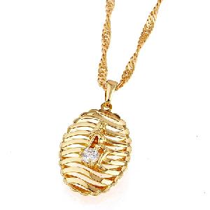 Sell 18k Gold Plating Brass Cubic Zirconia Pendant, Rhinestone Ring, Earring With Different Stone