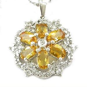 sterling silver citrine pendant sapphire ruby ring earring bracelet