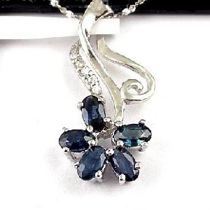 Sell Sterling Silver Natural Sapphire Pendant, Ring, Prehnite Pendant, Earring, Garnet Bracelet