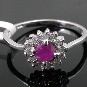 Sell Sterling Silver Natural Ruby Ring, Chalcedony Ring, Garnet Pendant, Fashion Silver Jewelry