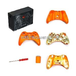 Housing Shell With Screwdriver For Xbox360 Wireless Controller Orange