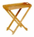 teak tray slats stand straight legs garden furniture dining