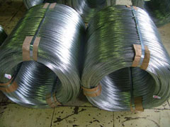 Hot Dipped Galvanized Wire , For Making Chain Link Fence, Hexagonal Wire Netting