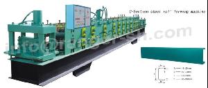 c channel roll forming machine section