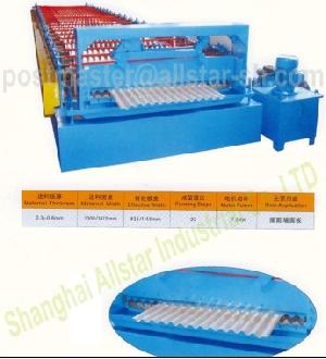 Roofing Corrugated Sheet Roll Forming Machine, Corrugated Roll Forming Machine