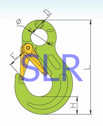 g100 rigging g80 connecting link safety hook clevis swivel