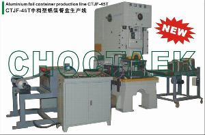 aluminum foil container machine ctjf 45t