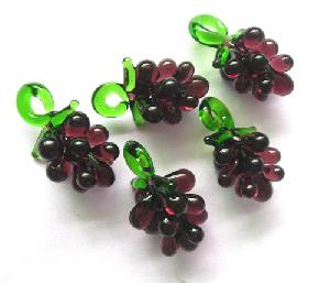 Grape Glass Charms