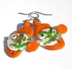 murano glass earring