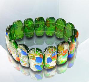 murano stone glass bracelets