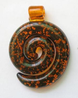 Wholesale Murano Spiral Glass Pendant From China