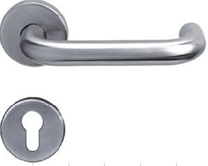 stainless steel tube lever door handle