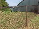 60mm x 3mm round post chain link mesh fence