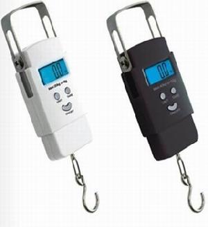 balck silver digital fishing scales tare auto fucntion