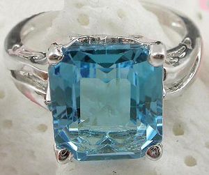 Factory For Sterling Silver Natural Blue Topaz Ring, Citrine Pendant, Smoky Quartz Ring, Earring