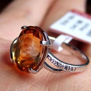 Manufactory For Sterling Silver Natural Citrine Ring, Amethyst Pendant, Sapphire Earring, Silver Rin