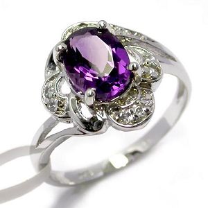 Sell Sterling Silver Natural Amethyst Ring, Silver Jewelry, Earring, Citrine / Olivine Pendant, Brac