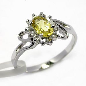 Sell Sterling Silver Natural Citrine Ring, Gemstone Jewelry, Stup Earring, Silver Jewelry, Cz Brass 