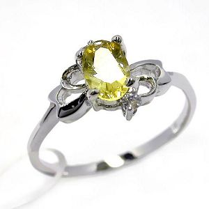 Sell Sterling Silver Natural Citrine Ring, Silver Jewlery, Cz Earring, Pendant, Gemstone Jewelry