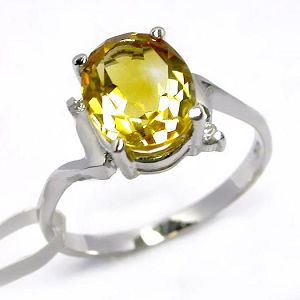 sterling silver citrine ring smoky quartz pendant prehnite earring garnet