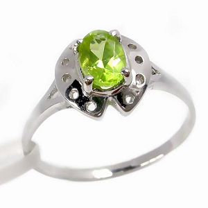 sterling silver olivine ring smoky quartz pendant garnet sapphire