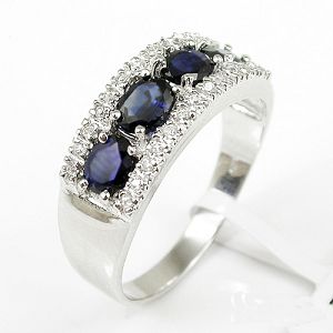 Sell Sterling Silver Natural Sapphire Ring, Silver Jewlery, Citrine Bracelet, Ruby Pendant, Earring,