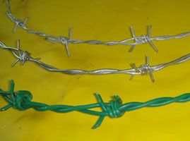 Barbed Wire , Galvanized , Pvc Coated Barbed Wire