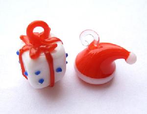 Christmas Glass Charms From China